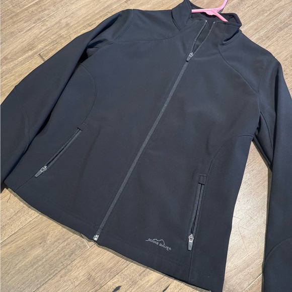 Eddie Bauer Black Utility soft shell Jacket - Picture 2 of 4